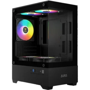 کیس کامپیوتر گیم دیاس مدل Aura GC102M  مشکی