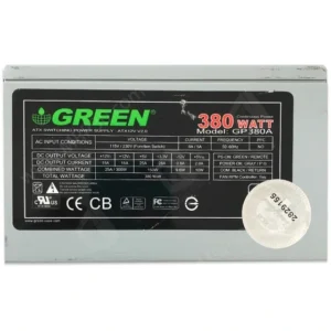 منبع تغذیه کامپیوتر گرین مدل GP380A  توان 380 وات